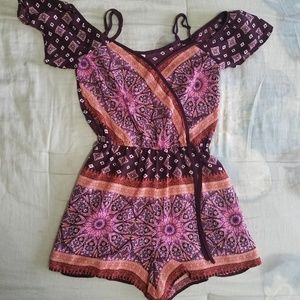 Open shoulder Romper from Xhilaration